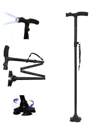 Miniatura 2 de Baston Trusty Cane Plegable Con Linterna